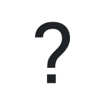 Question Clean SVG Icon